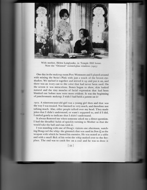 From Mary Astor's second memoir A Life on Film Delacourt Press 1967 