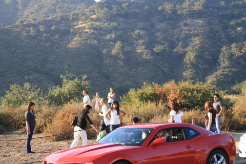 Tourists on Mulholland Highway in 2011/Hope Anderson Productions