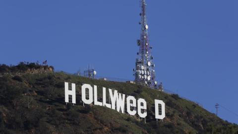 The Hollywood Sign on January 1, 2017/Courtesy LA Times